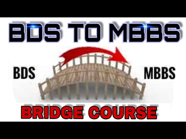 Bds To Mbbs Bridge Course Government New Policy By Vivek Pandey Youtube