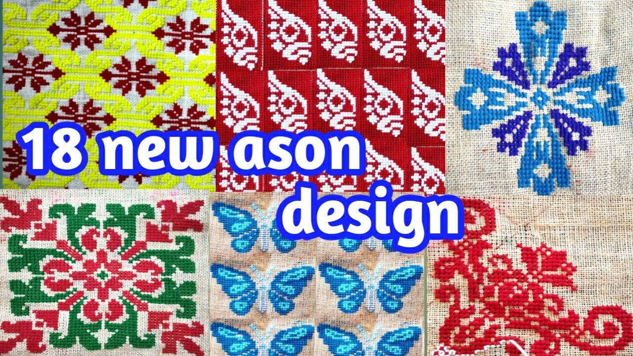 18 new cross stitch ason design