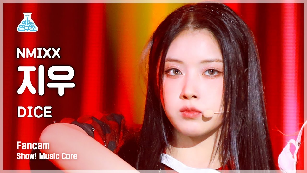 [예능연구소] NMIXX JIWOO - DICE(엔믹스 지우 - 다이스) FanCam | Show! MusicCore | MBC221001방송