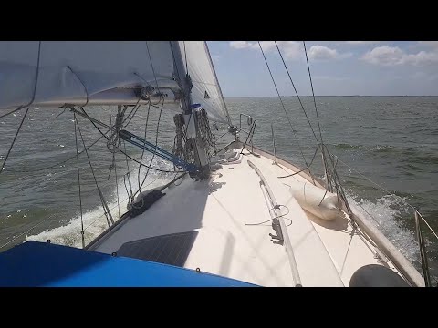 Sailing adventure on the Ijsselmeer in the Netherlands
