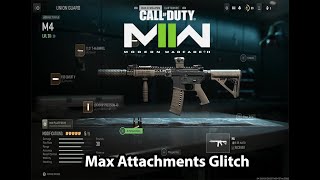 Modern Warfare 2 (2022) 1.0.6 Weapon Blueprint Glitch!! How to get MAX attachments on any weapon!!
