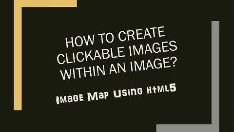 How to Create clickable images within a image in HTML5 | Image Map | In Hindi