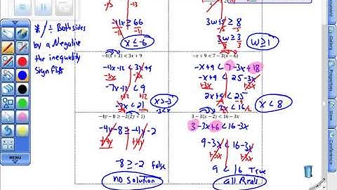 Unit 1 Day 5 Multi Step Inequalities