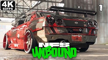 NEED FOR SPEED UNBOUND Gameplay Walkthrough Part 1 - FULL GAME [4K 60FPS] - No Commentary