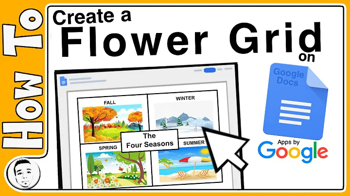 Create a 4-Way Flower Grid in Google Docs!