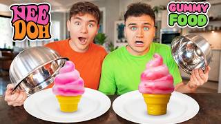 NEEDOH VS REAL FOOD CHALLENGE ! screenshot 2