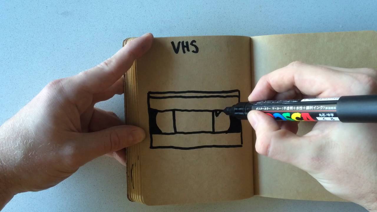 How to Draw a VHS YouTube