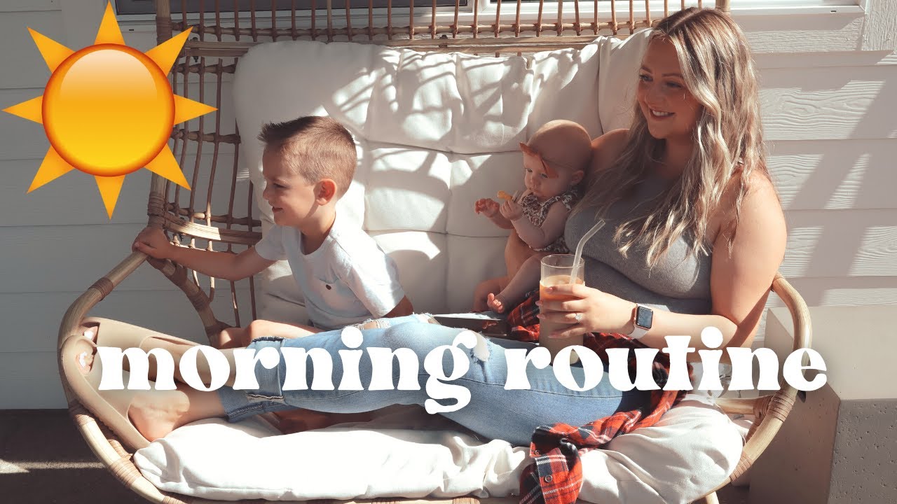 SOLO SUMMER MORNING ROUTINE WITH 3 KIDS - YouTube