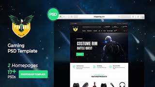 Punibor - Powerful Gaming PSD Template | Themeforest Website Templates and Themes