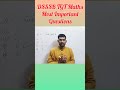 DSSSB TGT Maths Most Important Series|TGT PGT Maths Classes|#viralvideo#youtubeshorts#trendingshorts