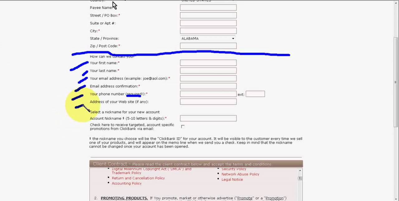 Click Bank Account Set-Up Walkthrough, Tutorial Video