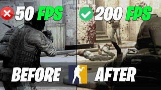 🔧CSGO Dramatically FPS Boost And Low Ping Guide For Low End PC✅