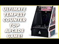 Atari Tempest Video Arcade Machine: 8" LCD Screen, 5 Classic Games - Portable Mini Home Gaming!