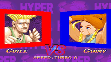 Hyper Street Fighter II The Anniversary Edition (1CC Hardest Difficulty) - Guile World Warrior