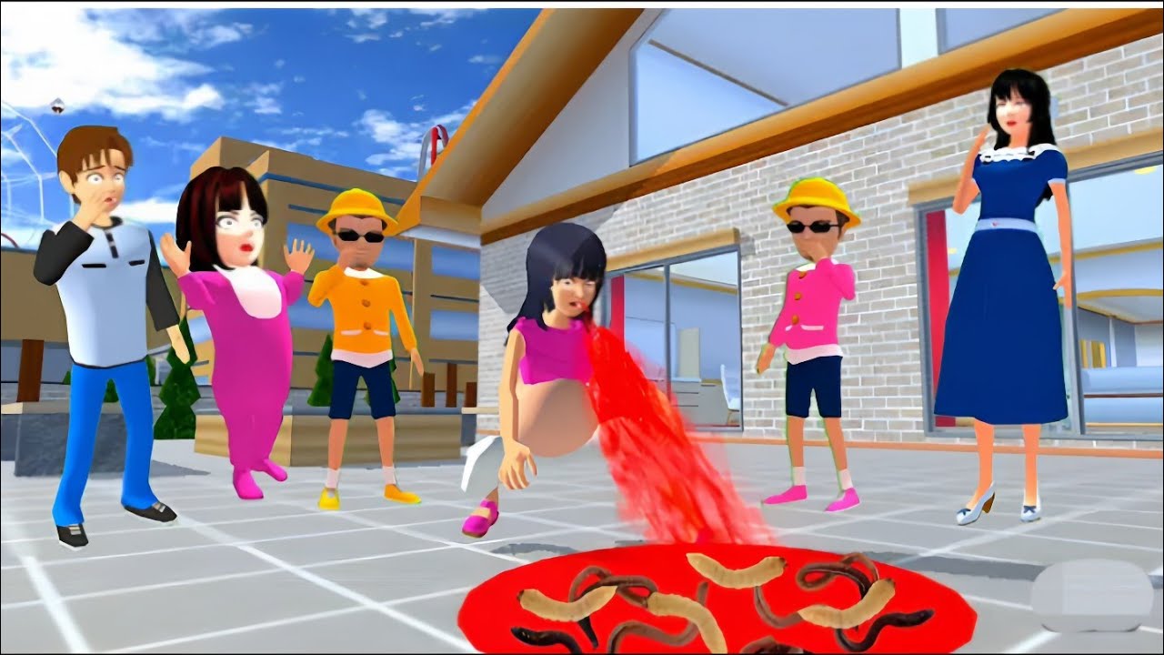 MiO PANIK CCTV MEREKAM Anomli yuta full story || #sakura #zombies #yuta #mio #rumi #cartoon #rumi 