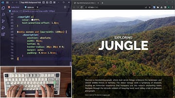 ASMR Programming - Playing Video Background Page  - No Talking
