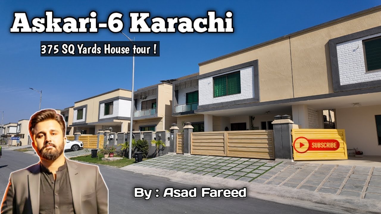 Askari-6 Karachi Luxury House Tour | 375 SQ Yards | 5 Bed DD | Ground + 1 | Must Watch