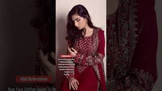 GHARARA HEAVY EMBROIDRED | CHIFFON FABRIC #chiffon #gharara  #shorts