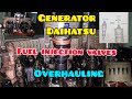 Fuel injection valve of generator daihatsu overhauling and calibration