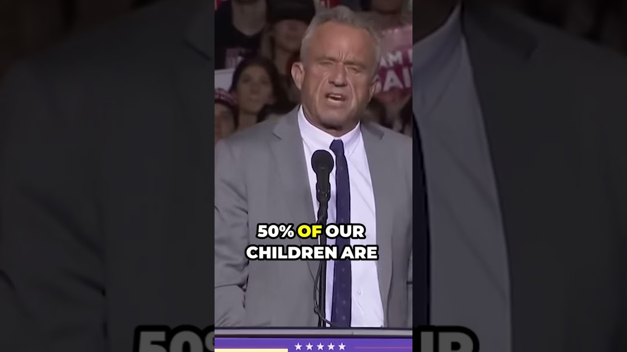 RFK Jr  Sounds Alarm on America’s Obesity Crisis at Trump Vance Rally!