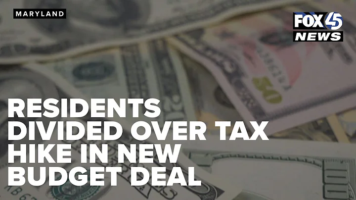 Maryland residents divided over $1.6 billion tax hike in new budget deal
