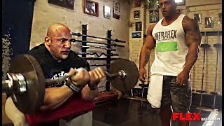 Big Ramy and Dennis James Train Arms For Mass - 2 Weeks Out from the NY Pro!