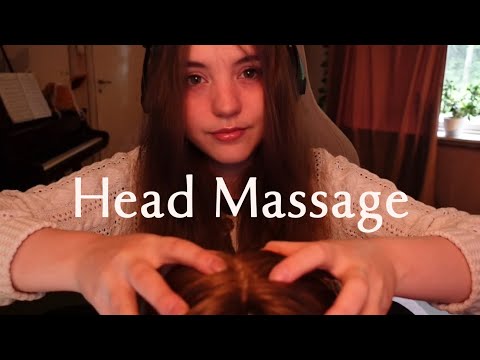 ASMR 🩷 Head Massage & Scratches 🩷 Super tingly 🩷 With whispers 🩷
