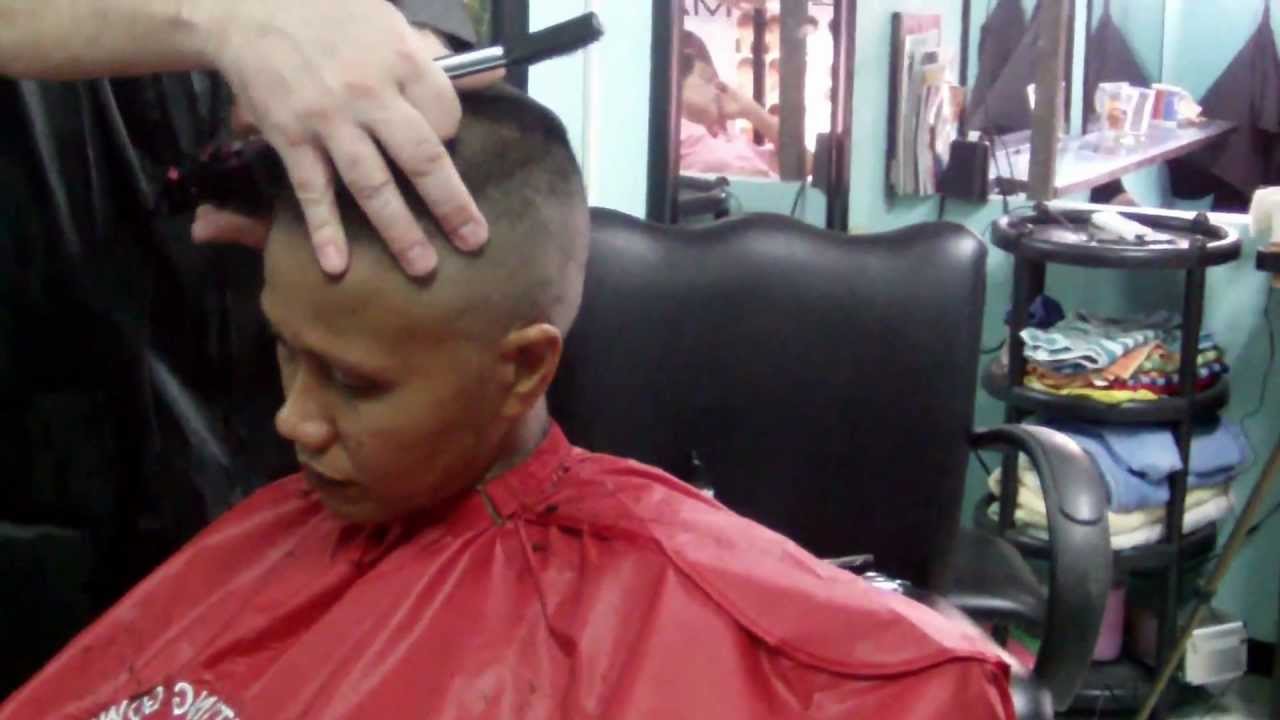 Girl S Military Haircut Youtube