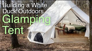 053  Glamping 101  White Duck Outdoors 20' Avalon Bell Tent