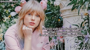 Taylor Swift - Cornelia Street(Myan Sub) #taylorswift #corneliastreet #lover