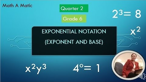 Exponential Notation// Grade 6