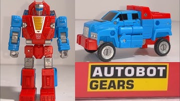 How to transform retro Gears. Transformers generation one deluxe legacy figure. G1 toy deco