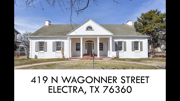 For Sale: 419 N Waggoner St Electra, TX 76360