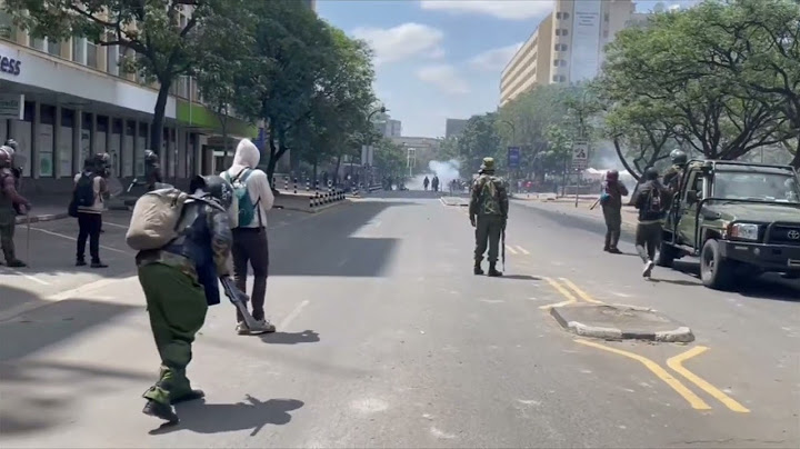 Outrage in Kenya: Police Open Fire on  Protesters in Parliament (WARNING: GRAPHIC CONTENT)