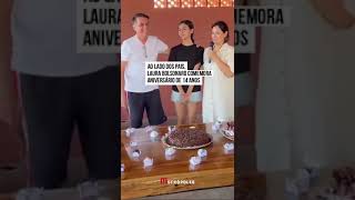 PL faz festa de aniversário surpresa para Laura Bolsonaro Por Poder360