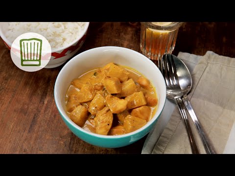 Video: Wie Man Hühnchen Mit Ananas-Curry Macht