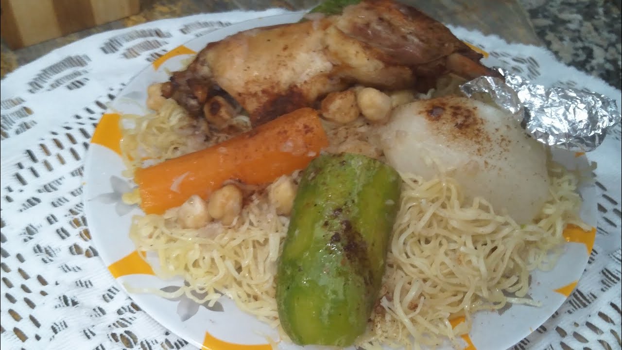 تحضير  الرشتة طبق تقلدي جزائري