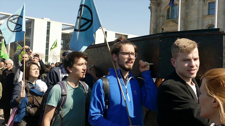 Start der Rebellion gegen das Aussterben in Berlin 15.4.19