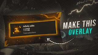 Make This Subscriber Counting Overlay