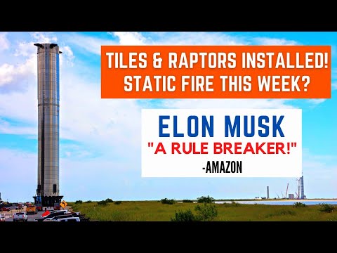 Starship20 & Super Heavy Booster4 Works 95% COMPLETE, Static Fire This Week? | SpaceX Crew3&