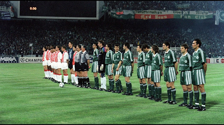 ΠΑΝΑΘΗΝΑΪΚΟΣ - AJAX 1995/96