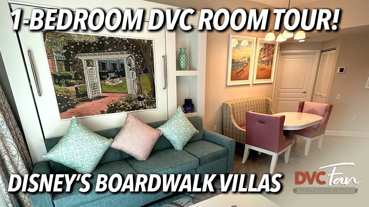 Экскурсия по однокомнатным номерам BoardWalk Villas! | Disney Vacation Club