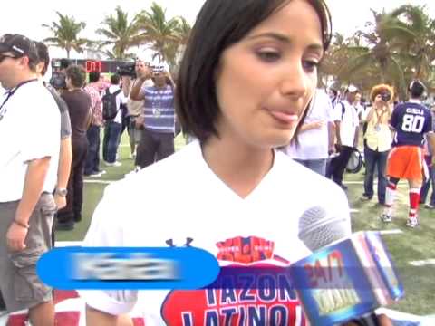 NFL TAZON LATINO KARLA MONROIG & JEAN CARLO CANELA...