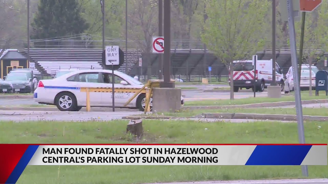 Man shot and killed in Hazelwood Central High School parking lot - YouTube