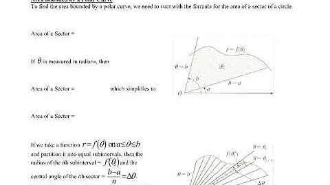 CBC Polar Functions: Area Of Polar Graphs- Intro (Video 1)