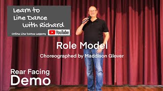 FREESTYLE / REAR FACING DEMO IMPROVER LINE DANCE - Role Model