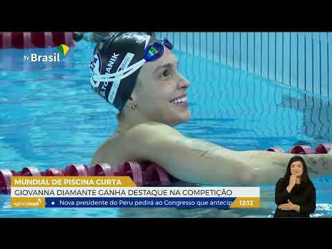 SP | Giovanna Diamante é destaque no Mundial de Piscina Curta