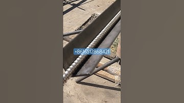 tie rod hydraulic thread rolling machine, Through-wall screw rod thread rolling machine #shorts