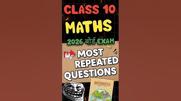 Maths class 10 Sure Important 100% Quesl❌🤬|Ncert All chapter| CBSE board 2025-26 #cbse #class10