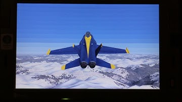 HTC Shift X9500 UMPC runnng Microsoft Flight Simulator X FSX